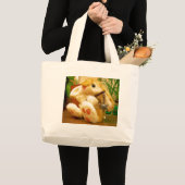 Clyde da Bunny Large Canvas tas (Voorkant (product))