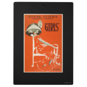 Clyde Fitch's grootste comedy, 'Girls'-theater 2 Klembord (Achterkant)