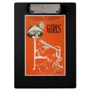 Clyde Fitch's grootste comedy, 'Girls'-theater 2 Klembord
