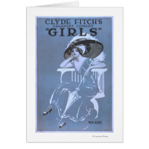 Clyde Fitch's grootste komedie, 'Meisjes'-theater