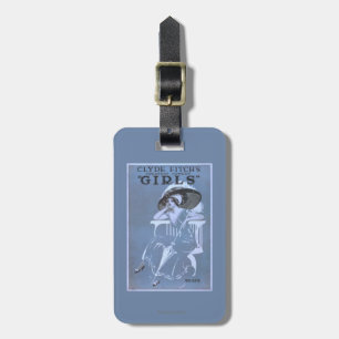Clyde Fitch's grootste komedie, 'Meisjes'-theater Bagagelabel