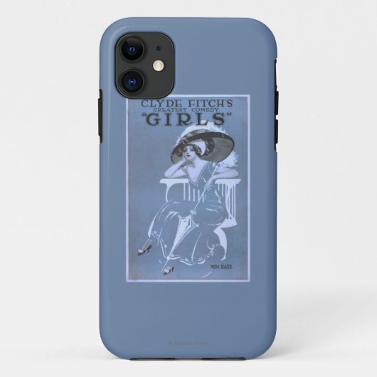 Clyde Fitch's grootste komedie, 'Meisjes'-theater Case-Mate iPhone Case (Achterkant)