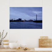 Clyde in de avond poster (Keuken)