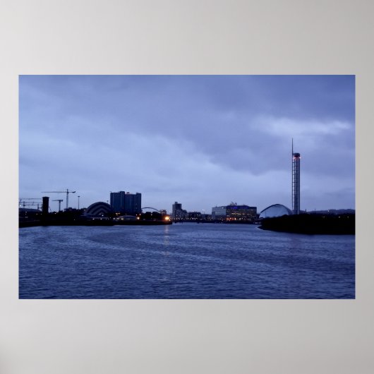 Clyde in de avond poster (Voorkant)