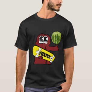Clyde met Watermeloen en Nixpix Skateboard Logo T-shirt