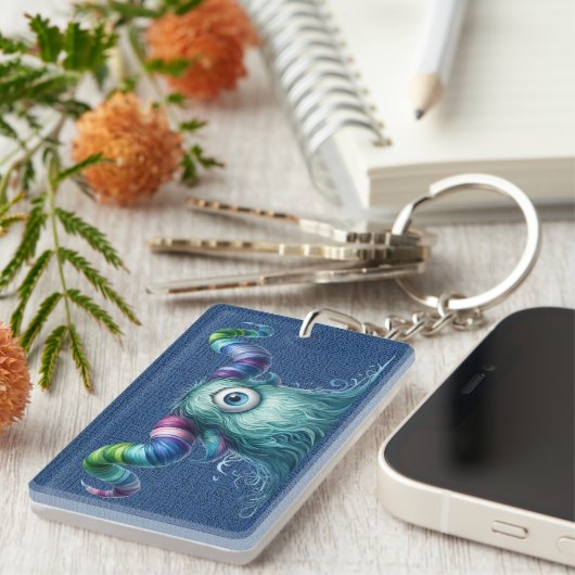 Clyde - One-eyed Monster - Aangepaste Sleutelhange Sleutelhanger (Voorkant Rechts)