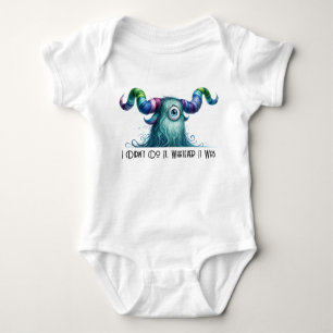 Clyde - One-eyed Worried Monster - Aangepast Romper