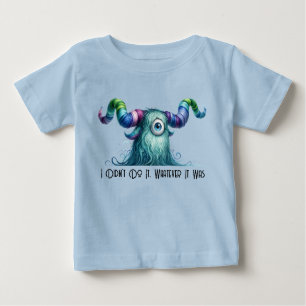 Clyde - One-eyed Worried Monster - T-shirt op maat
