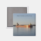 Clyde S. VanEnkevort & Erie Trader aimant (Recto/Verso)