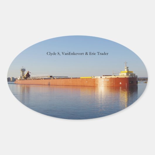 Clyde S. VanEnkevort & Erie Trader autocollant (Devant)