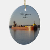 Clyde S. VanEnkevort & Erie Trader ornament (Rechts)