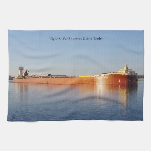 Clyde S. VanEnkevort & Erie Trader serviette de cu (Horizontal)
