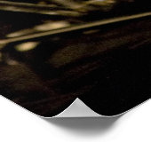 "Clyde" speelt elektrische basprint Poster (Hoek)