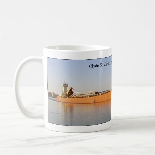 Clyde VanEnkevort & Erie Trader mug (Gauche)
