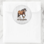 Clydesdale Horse Stickers (Tas)