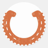 Clydesdale MTB logo autocollant (Devant)