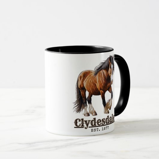 Clydesdale Mug (Devant droit)