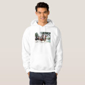 Clydesdale paarden hoodie (Voorkant volledig)