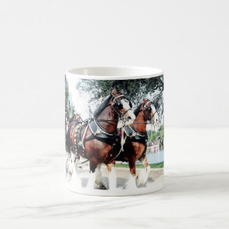 Clydesdale paarden koffiemok
