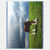 Clydesdale Storm Fleece Deken (Voorkant)