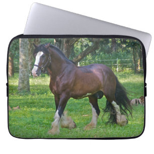 Clydesdalepaard Laptop Sleeve