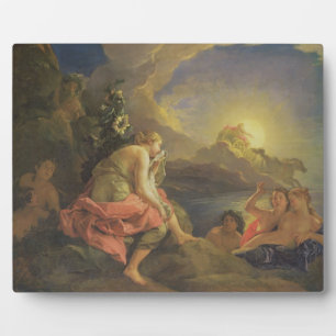 Clytie Transformeerde in een zonnebloem, 1688 (oli Fotoplaat