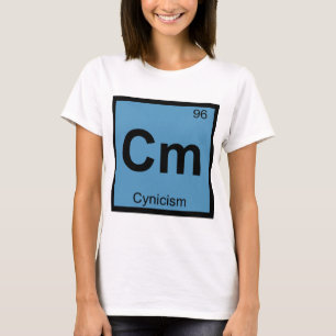 Cm - Cynisme Filosofie Chemisch symbool T-shirt