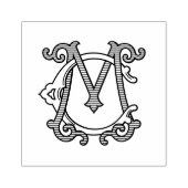 CM Monogram MC Monogram Rubber Ink Stamp Rubberstempel (Afrduk)