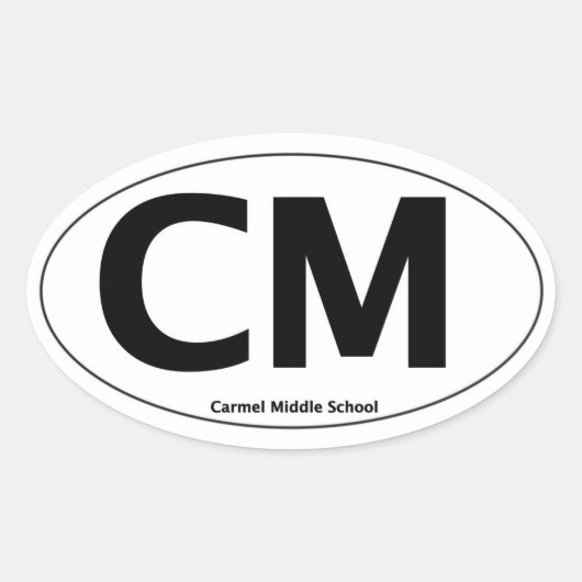 CM STICKER (Voorkant)
