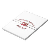 CMA Certified Medical Assistant LOGO Notitieblok (Gedraaid)