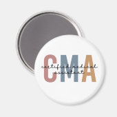 CMA Certified Medical Assistant Magneet (Voorkant / Achterkant)