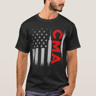 CMA gecertificeerde medische assistent assisteren  T-shirt