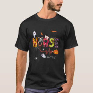 Cma Nurse Halloween Ghost Spider Certified Medical T-shirt