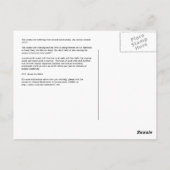 CMBC Ocean Acidifcation Plans: Oceanen zijn Suffer Briefkaart (Achterkant)