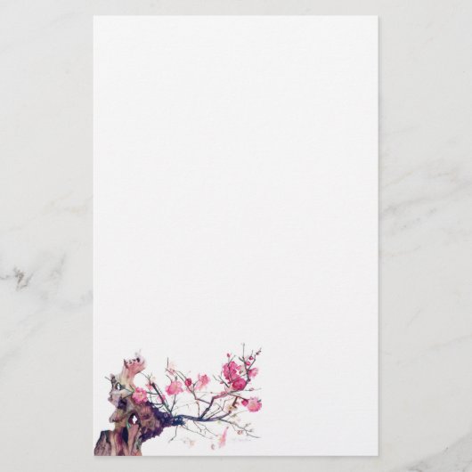 CMCarlson Cherry Blossom Briefpapier (Voorkant)