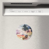 CMCarlson Misty Mountains Magnet Magneet (Insitu (Vaatwasser))