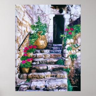 CMCarlson Secret Entrance in Italië Poster