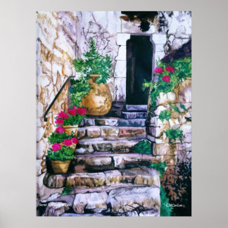 CMCarlson Secret Entrance in Italië Poster