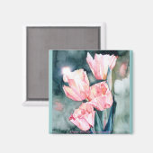 CMCarlsonPink Tulips Magnet (Recto/Verso)