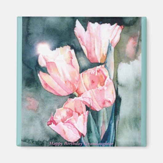 CMCarlsonPink Tulips Magnet (Devant)
