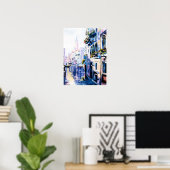 CMCarlsonVenice Canal Poster (Bureau à domicile)