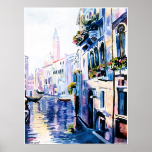 CMCarlsonVenice Canal Poster