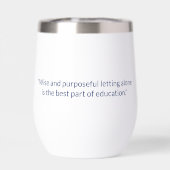 CMEC Geïsoleerde Tumbler - korte, marine logo (Achterkant)