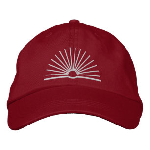 CMEC honkbalpet - rood met wit logo Geborduurde Pet