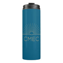 CMEC Thermische Reismok - 12 oz, blauw en perzik