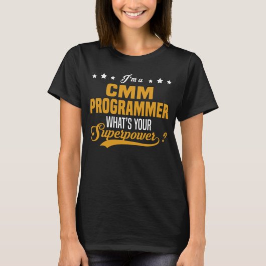 CMM Programmer T-shirt (Voorkant)