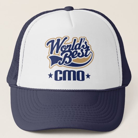 Cmo-idee (beste werelden) trucker pet (Voorkant)