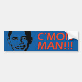 C'Mon Man! Bumpersticker (Voorkant)