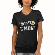 C'mon T-shirt de tennis - cadeau pour des joueurs