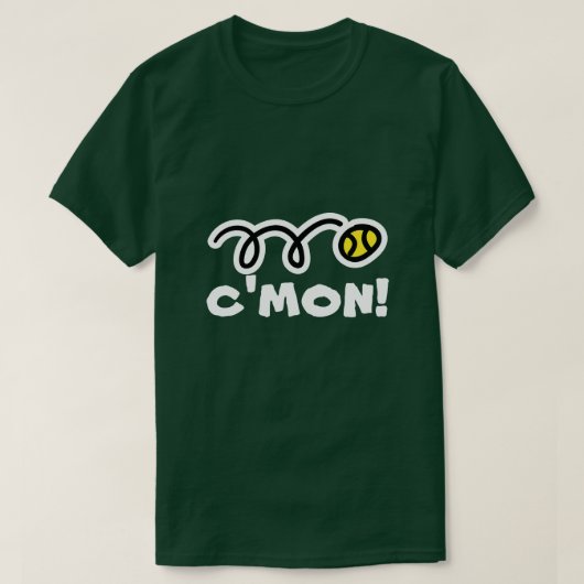 C'mon Tennis T-shirt (Design voorkant)